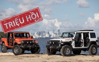 Triệu hồi Jeep Wrangler và Gladiator vì lỗi hệ thống ly hợp